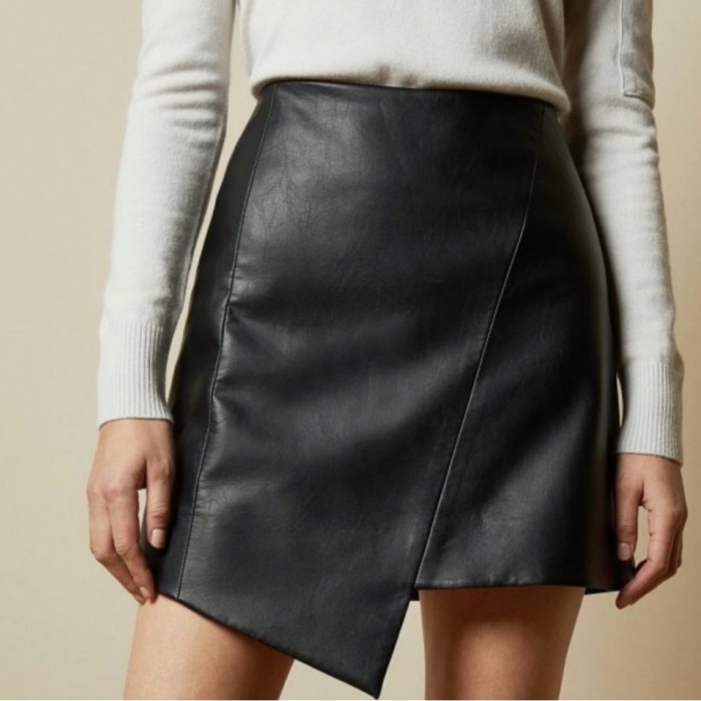 Ted Baker Black Asymmetrical Skirt